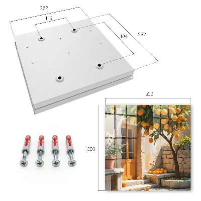 Boîte à clés murale décorative Jardin des orangers