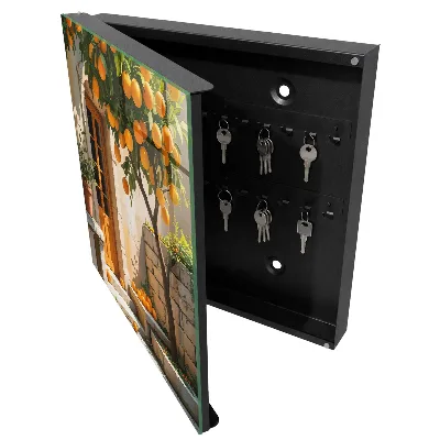 Boîte à clés murale décorative Jardin des orangers