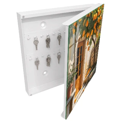 Boîte à clés murale décorative Jardin des orangers