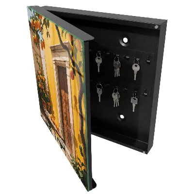 Armoire à clés design Patio orange