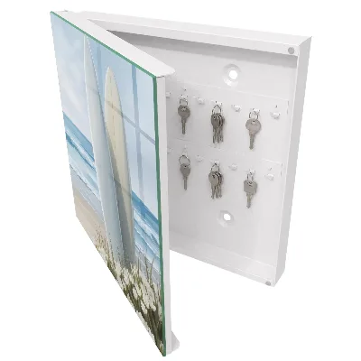 Armoire à clés design Détente à la plage