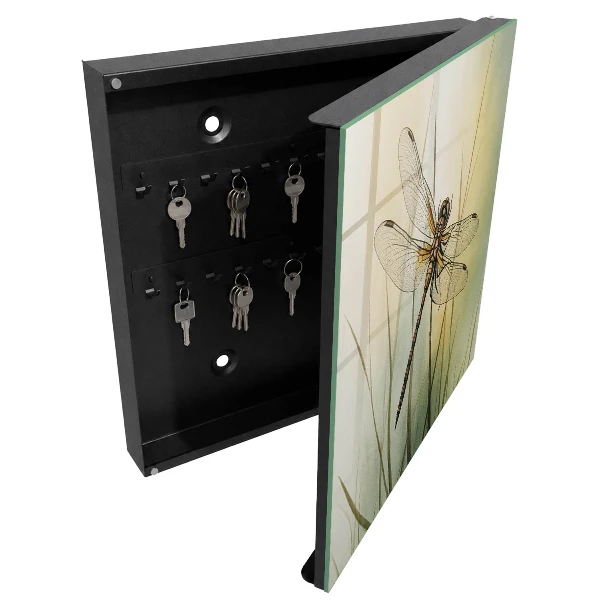 Armoire à clés décorative La nature de la libellule