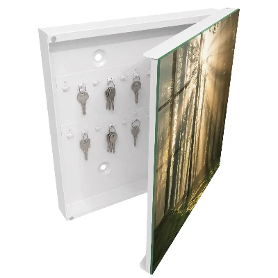 Armoire à clés design Lumière de forêt
