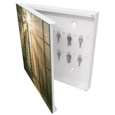 Armoire à clés design Lumière de forêt