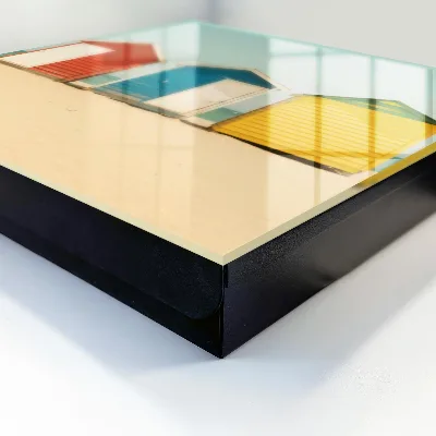 Armoire à clés design Maisons colorées