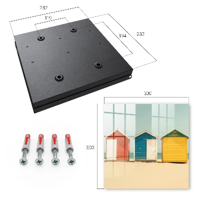 Armoire à clés design Maisons colorées