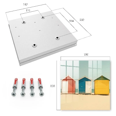 Armoire à clés design Maisons colorées