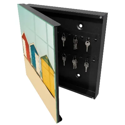 Armoire à clés design Maisons colorées