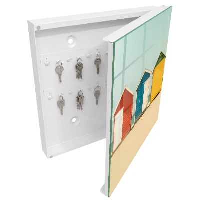 Armoire à clés design Maisons colorées