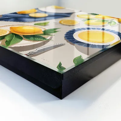 Boîte à clés murale décorative Table de citron