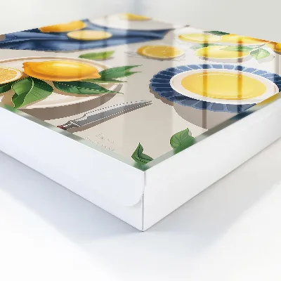 Boîte à clés murale décorative Table de citron