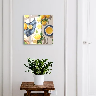 Boîte à clés murale décorative Table de citron
