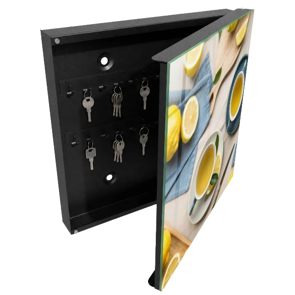 Armoire à clés décorative Matinée citronnée