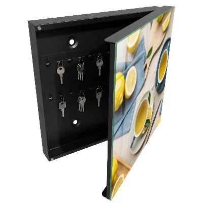 Armoire à clés décorative Matinée citronnée