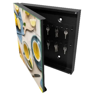 Armoire à clés décorative Matinée citronnée