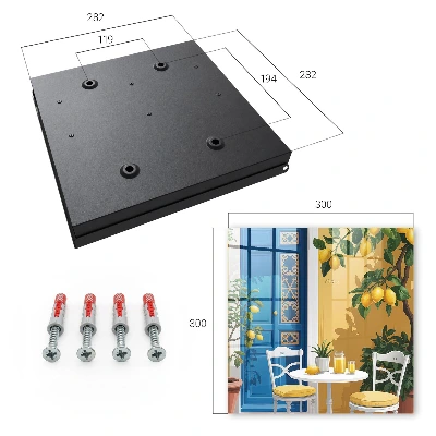 Armoire à clés design Jardin d'été
