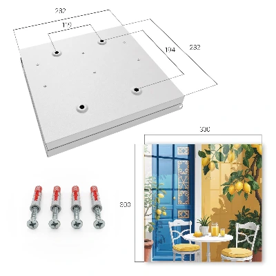 Armoire à clés design Jardin d'été