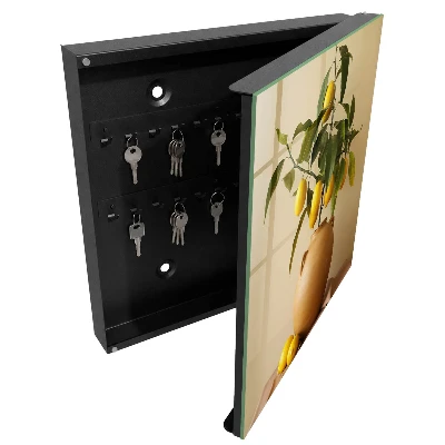 Armoire à clés design Citrons en pichet