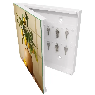 Armoire à clés design Citrons en pichet
