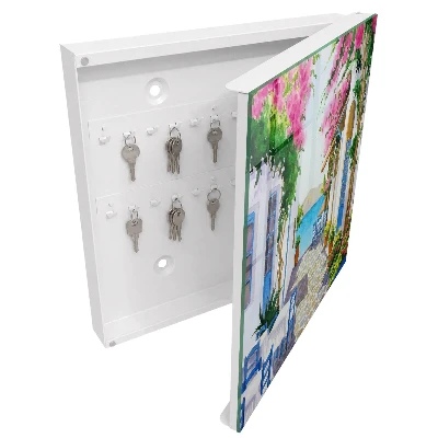 Boîte à clés murale décorative Beauté méditerranéenne