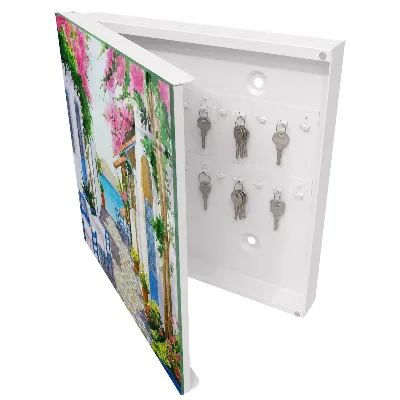 Boîte à clés murale décorative Beauté méditerranéenne