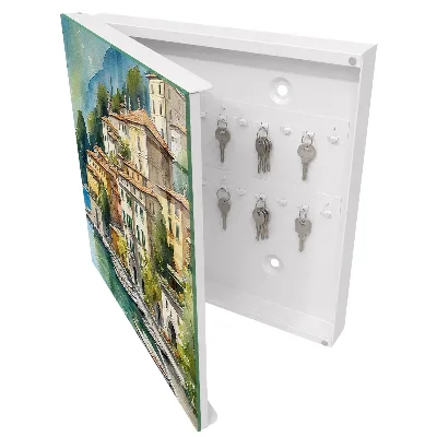 Armoire à clés design Paysage italien