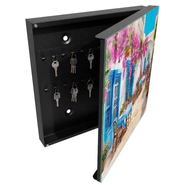 Armoire à clés décorative Allée des fleurs
