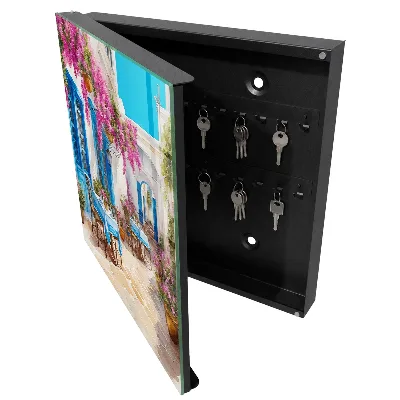 Armoire à clés décorative Allée des fleurs