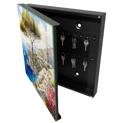 Armoire à clés design Paysage méditerranéen