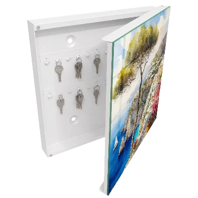 Armoire à clés design Paysage méditerranéen