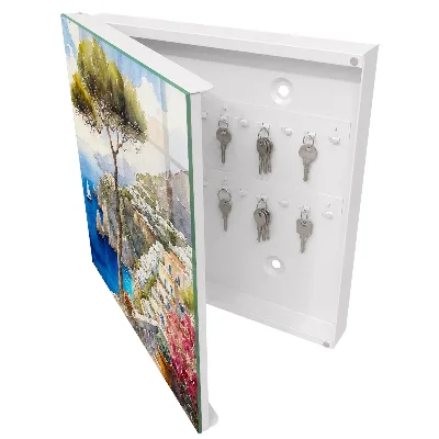 Armoire à clés design Paysage méditerranéen