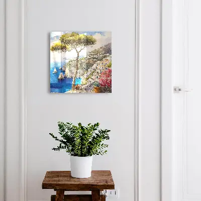 Armoire à clés design Paysage méditerranéen