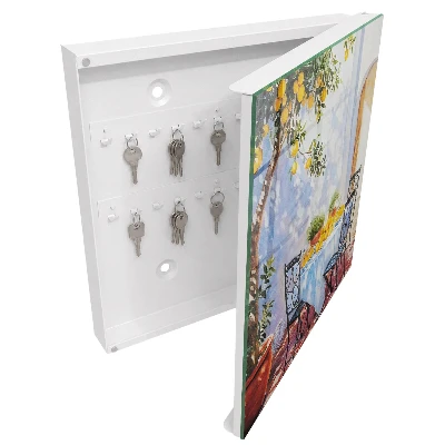 Armoire à clés décorative Citronnier