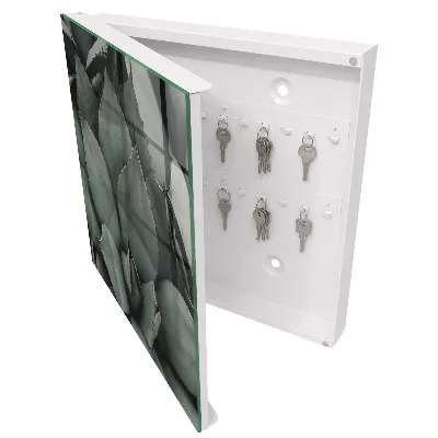 Boîte à clés murale décorative Élégance végétale