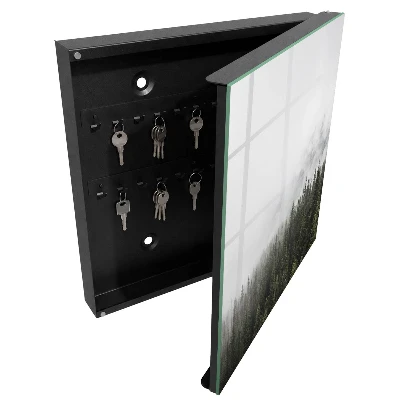 Armoire à clés décorative Pins brumeux