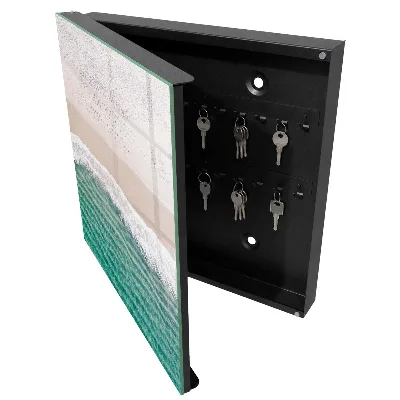 Armoire à clés design Plage d'été