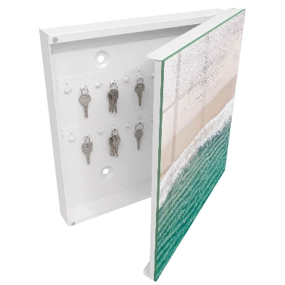Armoire à clés design Plage d'été