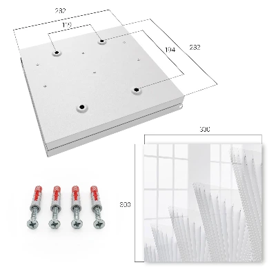 Boîte à clés murale décorative Architecture abstraite
