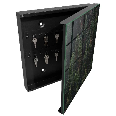 Armoire à clés décorative Forêt verte