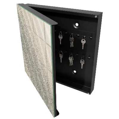 Armoire à clés décorative Vagues d'écume