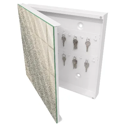 Armoire à clés décorative Vagues d'écume