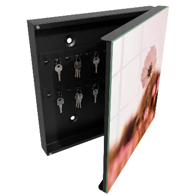 Armoire à clés design Élégance florale