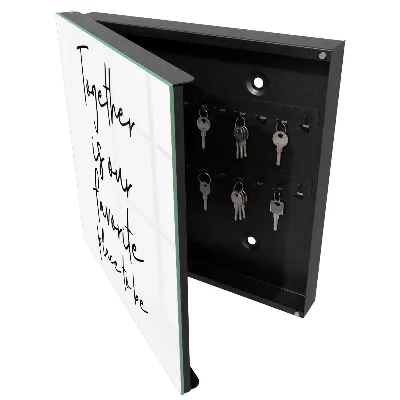 Armoire à clés décorative Nous sommes ensemble, c'est notre endroit préféré.