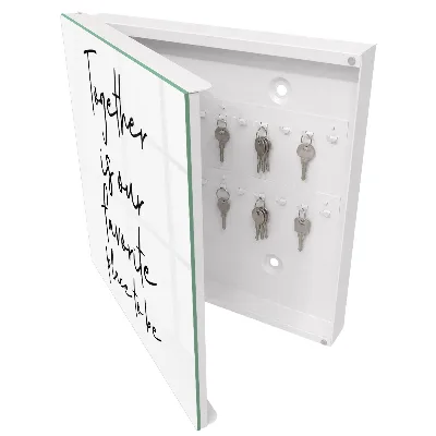 Armoire à clés décorative Nous sommes ensemble, c'est notre endroit préféré.