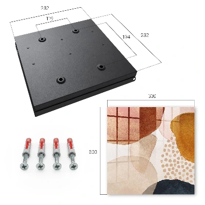 Armoire à clés décorative Taches abstraites