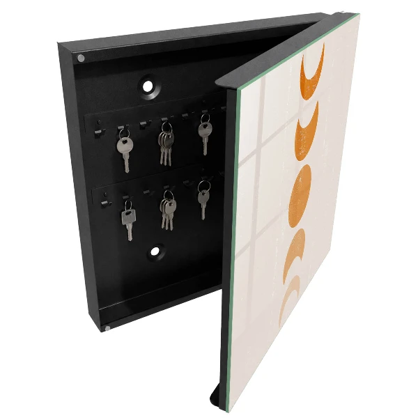 Armoire à clés décorative Phases lunaires