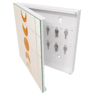 Armoire à clés décorative Phases lunaires