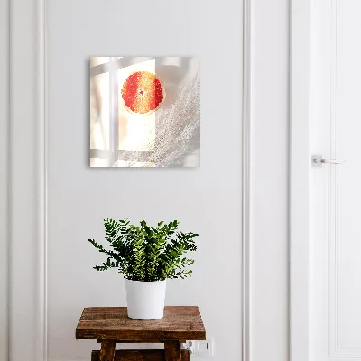 Boîte à clés murale décorative Pamplemousse rouge et herbe bohème