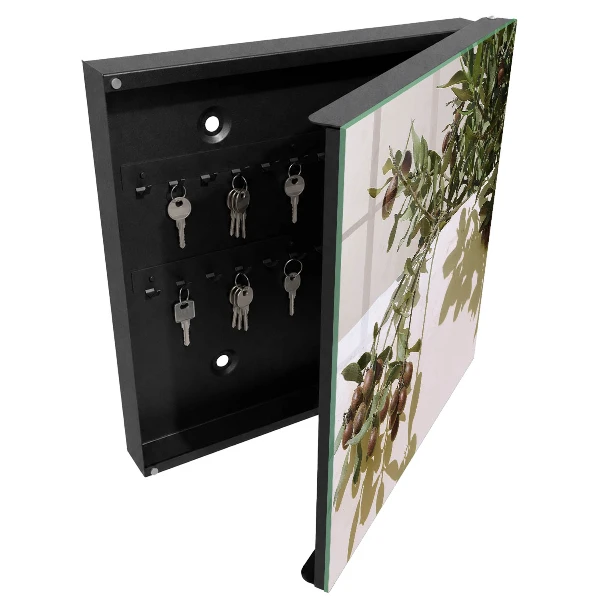 Armoire à clés design Branche d'olivier