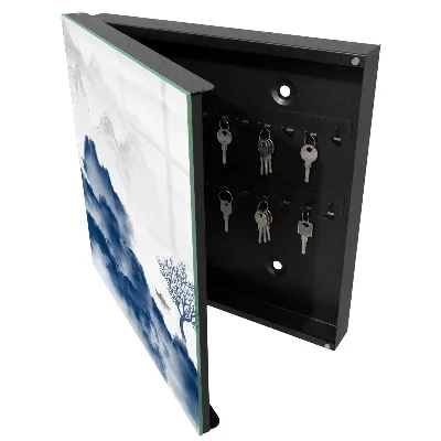 Armoire à clés décorative Montagnes mystérieuses